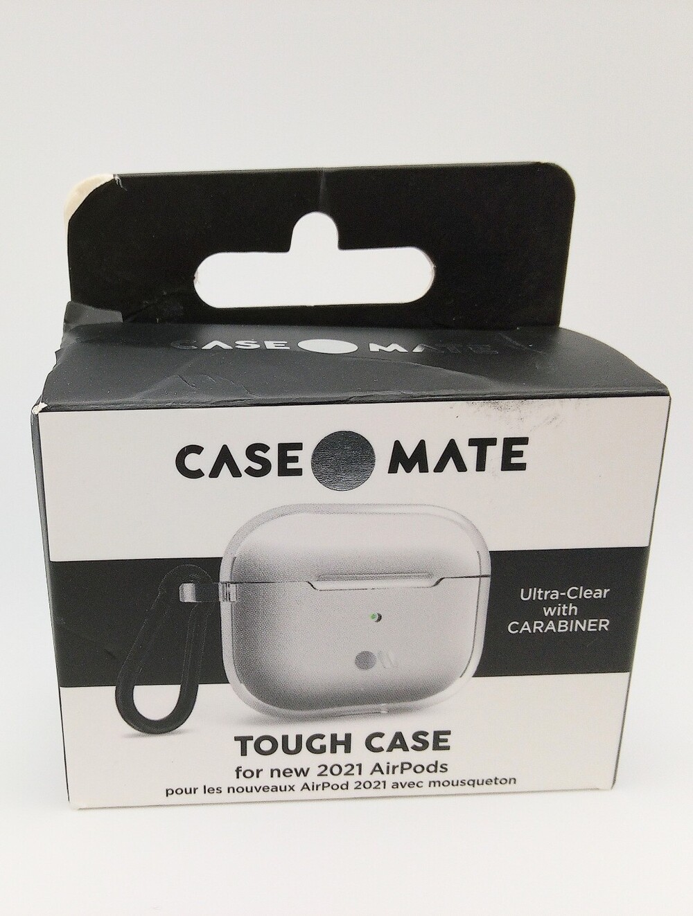 Case‑Mate Tough Clear AirPods 3 Case • NWT • Carabiner